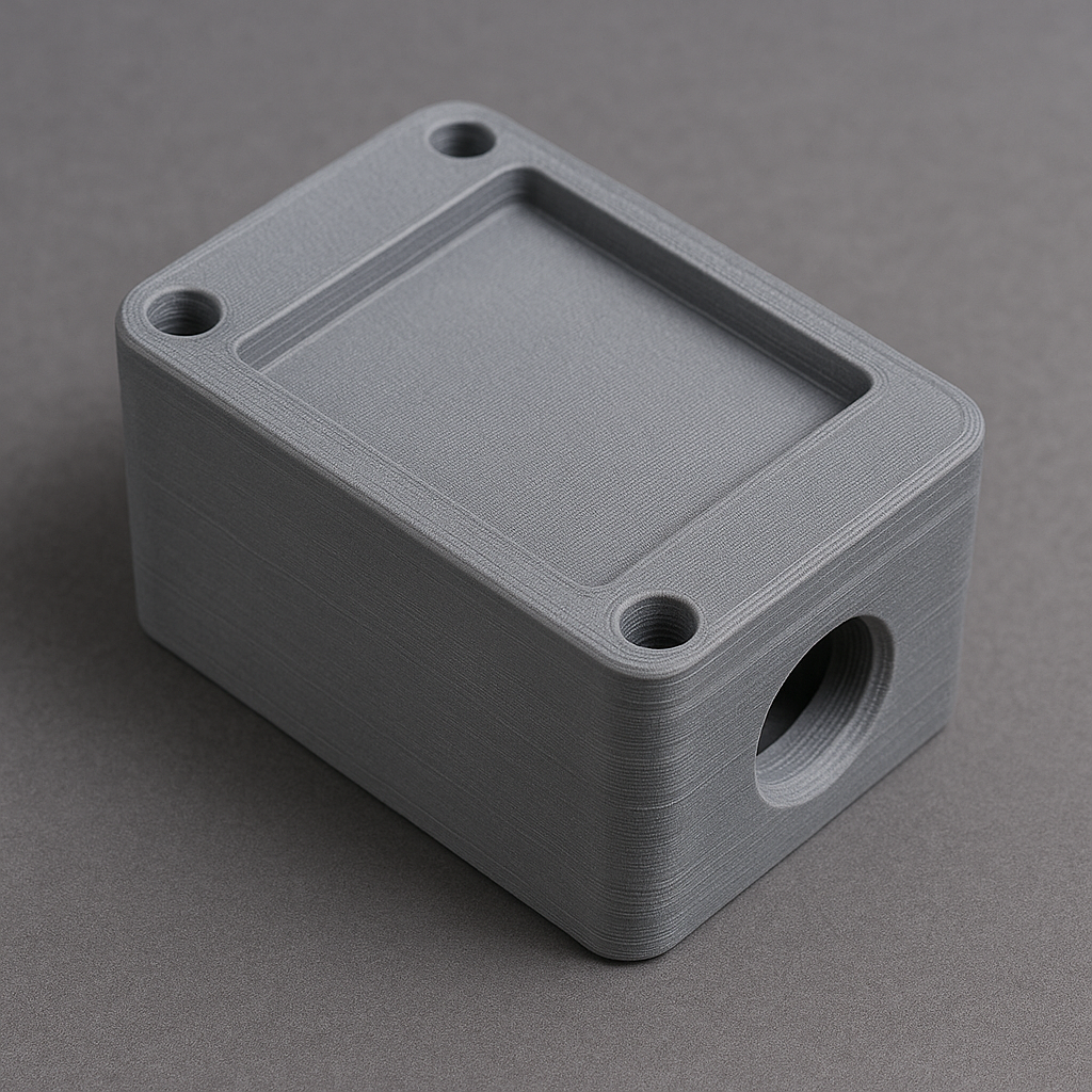 Boîtier de prototype industriel imprimé en 3D par BEMC3D